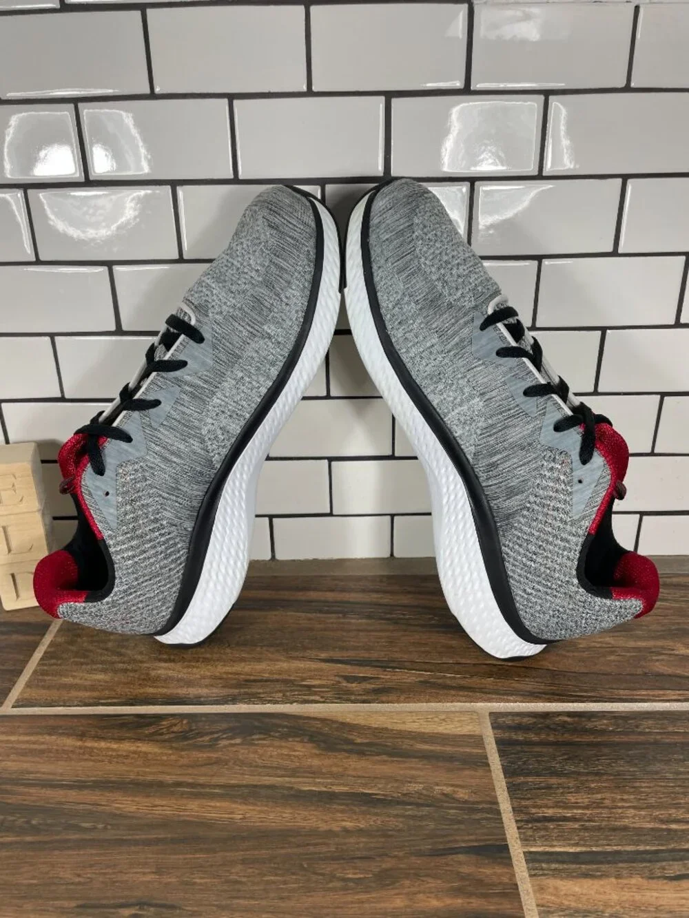 Skechers Solar Fuse Kryzik Shoes Mens Size 11.5 Gray Black Trainers Sneakers